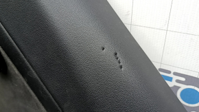Door trim panel rear right Tesla Model 3 18-20 black leather with speaker with window control and door opening button, scratches, dented