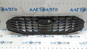Radiator grill Ford Escape MK4 23-26 structure, with emblem, cracks on the grill