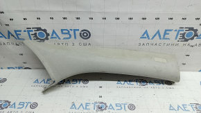 Front pillar trim, right upper, Mercedes W167 GLE 20-26, gray, needs dry cleaning, cracked plug