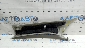 Front pillar trim, right upper, Mercedes W167 GLE 20-26, gray, needs dry cleaning, cracked plug