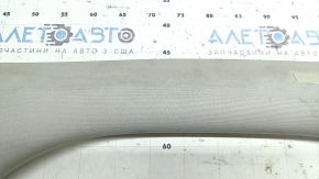 Front pillar trim, right upper, Mercedes W167 GLE 20-26, gray, needs dry cleaning, cracked plug