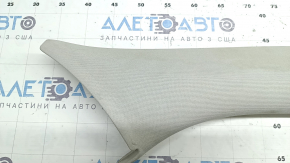 Front pillar trim, right upper, Mercedes W167 GLE 20-26, gray, needs dry cleaning, cracked plug