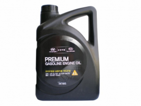 Hyundai motor oil 5w-20 SL, 4l, semi-synthetic