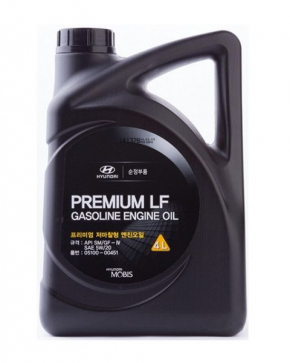 Hyundai motor oil 5w-20 SM, 1l, synthetic