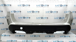 Rear bumper bare Subaru Forester 25-26 white, pressed, crack, scratches