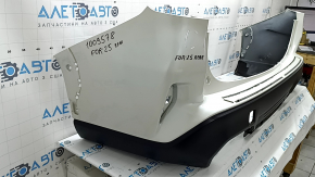 Rear bumper bare Subaru Forester 25-26 white, pressed, crack, scratches