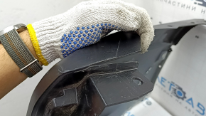 Rear bumper bare Subaru Forester 25-26 white, pressed, crack, scratches