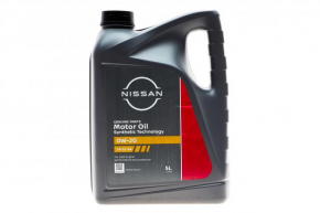 Nissan motor oil 0w-20 SP, 5l, synthetic