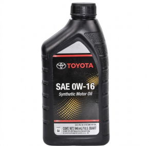 Toyota motor oil 0w-16 SP, 0.946l, synthetic