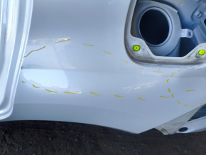 Quarter wing rear left Toyota Venza 21-24 on the body, white, dented