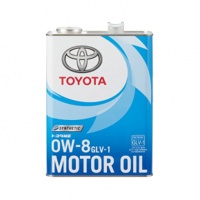 Toyota motor oil 0w-8, 4l