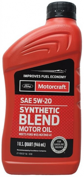 Ford 5w-20 SP motor oil, 0.946l, semi-synthetic