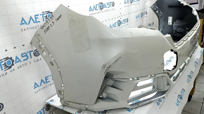 Front bumper bare upper part Subaru Forester 25-26 white, scratches, dent