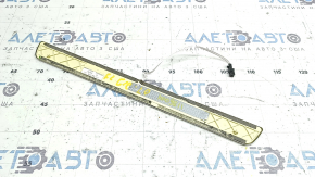 Outer front left door sill trim Mercedes W167 GLE 20-26 chrome with backlight, scratches, torn wire insulation