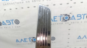 Outer front left door sill trim Mercedes W167 GLE 20-26 chrome with backlight, scratches, torn wire insulation