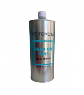 Toyota hypoid super transmission oil 75w-90 gl-5, 1l, synthetic