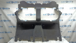 Rear floor covering for Mercedes W167 GLE 20-23, dark gray, under 2 rows, needs dry cleaning, foam rubber tears