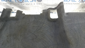 Rear floor covering for Mercedes W167 GLE 20-23, dark gray, under 2 rows, needs dry cleaning, foam rubber tears