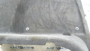 Rear floor covering for Mercedes W167 GLE 20-23, dark gray, under 2 rows, needs dry cleaning, foam rubber tears