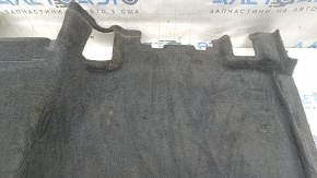 Rear floor covering for Mercedes W167 GLE 20-23, dark gray, under 2 rows, needs dry cleaning, foam rubber tears