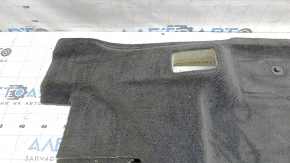 Front left floor covering for Mercedes W167 GLE 20-23, dark grey, dry cleanable
