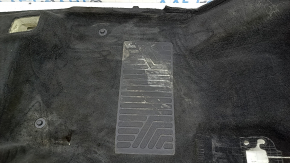Front left floor covering for Mercedes W167 GLE 20-23, dark grey, dry cleanable