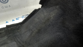 Front left floor covering for Mercedes W167 GLE 20-23, dark grey, dry cleanable