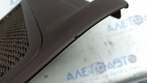 Rear driver's seat cover for Mercedes W167 GLE 20-23, brown, leather tears