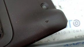 Rear driver's seat cover for Mercedes W167 GLE 20-23, brown, leather tears