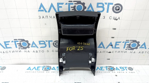 Subaru Forester 25-26 rear center console trim, black, with pocket, scratches