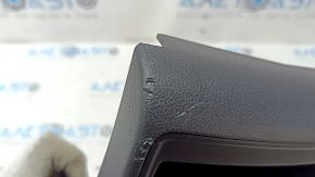 Subaru Forester 25-26 rear center console trim, black, with pocket, scratches