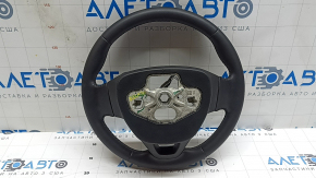 Naked steering wheel Ford Escape MK4 23-26 black leather, without heating, with overlay and buttons