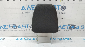 Front left headrest Subaru Forester 25-26, gray fabric with blue stitching, needs cleaning, wrinkled