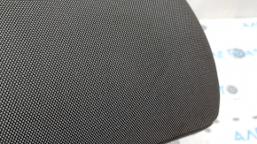 Front left headrest Subaru Forester 25-26, gray fabric with blue stitching, needs cleaning, wrinkled