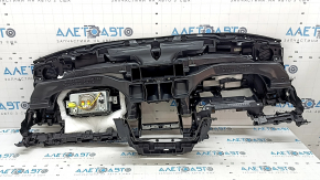 Front dashboard panel with AIRBAG Subaru Forester 25-26 black, with cover for 2 light sensors, scratches on the cover