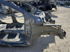 Front right quarter of Ford Edge 19-24 on the body, graphite, dented, tears, broken bolts