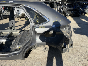 Quarter wing rear left Ford Edge 19-24 on the body, graphite, torn side member