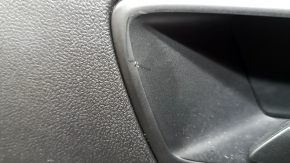 Door trim panel rear right Ford Escape MK4 23-26 black, armrest leather black, with black handle, scratches, abrasions