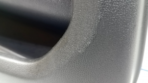 Door trim, rear left card, Ford Escape MK4 23-26, black, armrest, black leather, with handle, scuffs, scratches