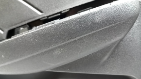 Door trim, rear left card, Ford Escape MK4 23-26, black, armrest, black leather, with handle, scuffs, scratches