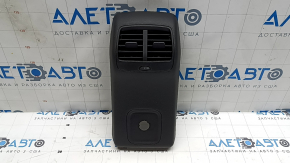 Rear center console trim Ford Escape MK4 20-26 black, without charging port, scratches, nicks