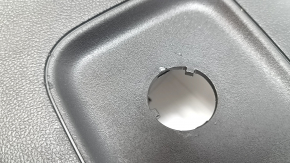 Rear center console trim Ford Escape MK4 20-26 black, without charging port, scratches, nicks