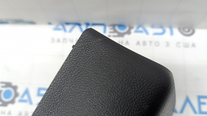 Rear center console trim Ford Escape MK4 20-26 black, without charging port, scratches, nicks