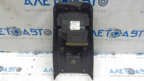 Rear center console trim Ford Escape MK4 20-26 black, without charging port, scratches, nicks