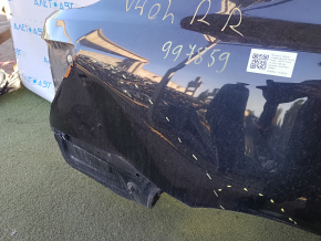 Quarter wing rear right Toyota Camry v40 07-11 sawed off with the central pillar, black, rusty, dents, bumps