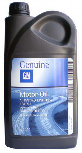 Motor oil GM 10w-40 SL, 2l, semi-synthetic