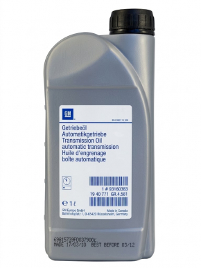 GM automatic transmission oil, 1L, synthetic