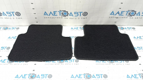 Set of floor mats, fabric, Subaru Forester 25-26, black, for cleaning