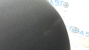 Rear seat cushion 2nd row Subaru Forester 25-26, dark gray + light gray fabric, blue stitching, needs cleaning, torn, wrinkled