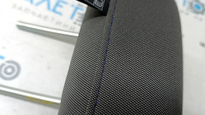 Headrest 2 row central Subaru Forester 25-26 gray fabric with blue stitching